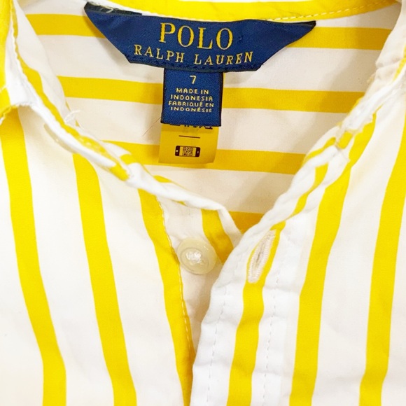 Polo Ralph Lauren Striped Cotton Poplin Shirtdress - Picture 4 of 7